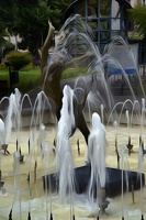 city garden fountain.2021.04 as dream