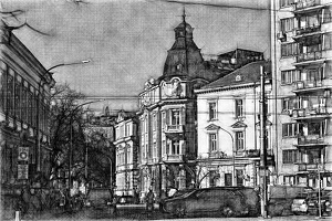 Nikolay Gjaurow square 2022.01 rt sketch bw