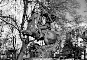 st. George and the dragon 2025.03 dt bw