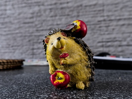 hedgehog with apples 2025.05 dt